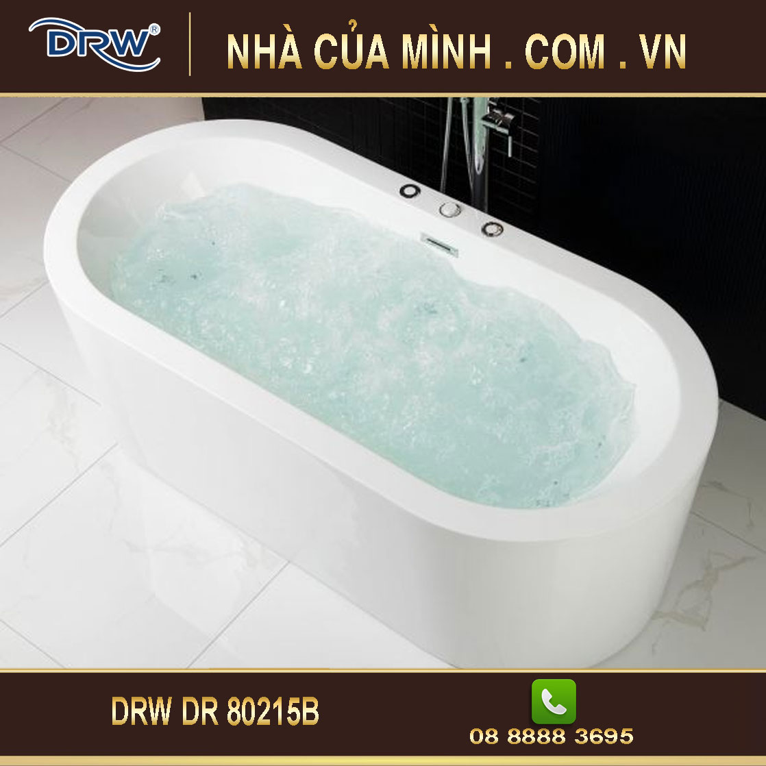 Bồn tắm Massage DRW DR 80215B