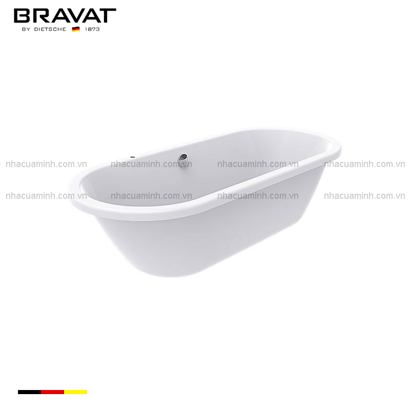 Bồn tắm nằm acrylic Bravat B25801W cao cấp