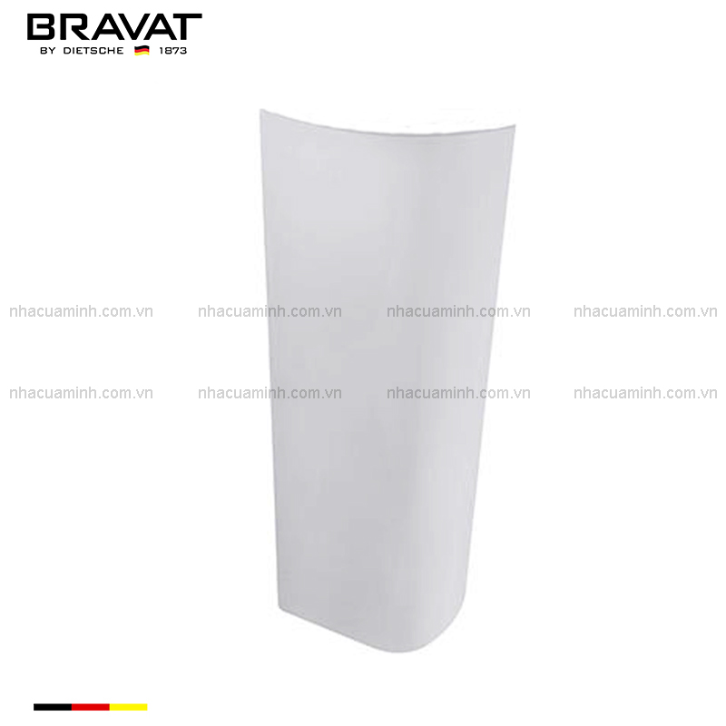 Chân chậu rửa mặt Bravat CY22330W-ENG cao cấp
