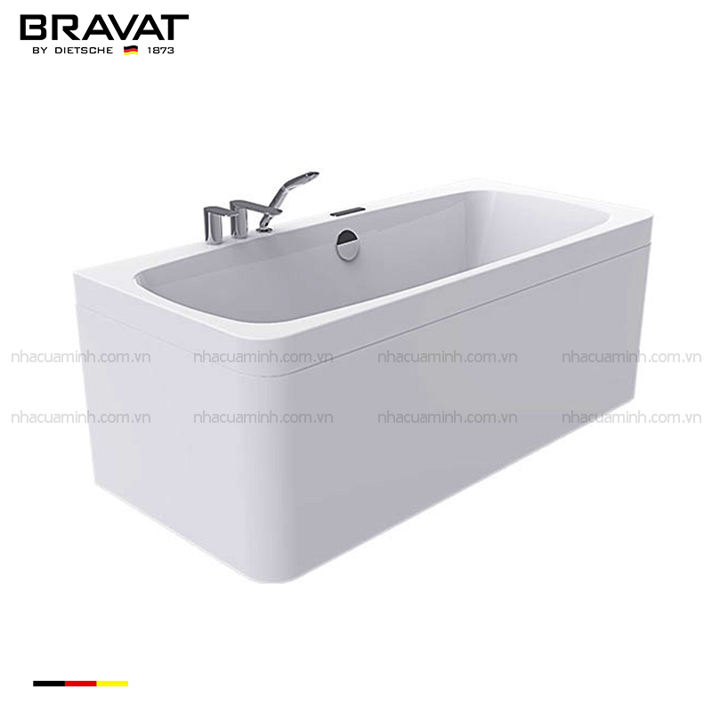 Bồn tắm ngâm đặt sàn Bravat B25730W25-5 cao cấp
