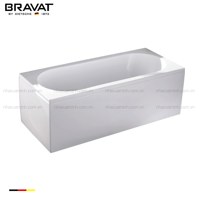 Bồn tắm yếm đặt sàn Bravat B25805W-5A