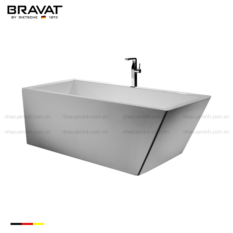 Bồn tắm massage đặt sàn Bravat GT1003W-3 cao cấp