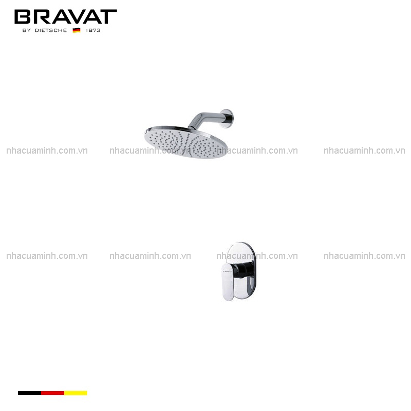 Sen tắm âm tường cao cấp Bravat F865104C-B-ENG