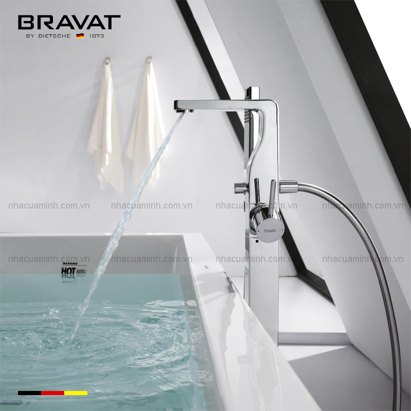 Vòi sen tắm bồn nóng lạnh Bravat F66061C-B3-ENG