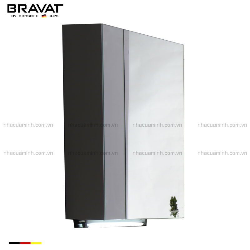 Tủ gương Bravat M2103W treo tường cao cấp