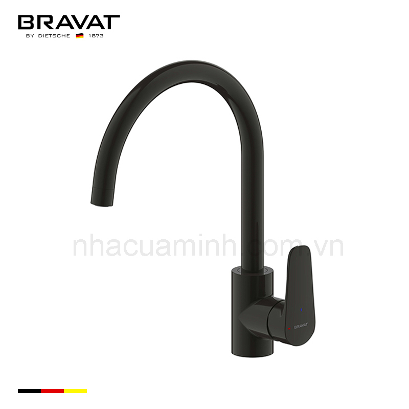 Vòi bếp nóng lạnh Bravat F7173218BW-ENG cao cấp
