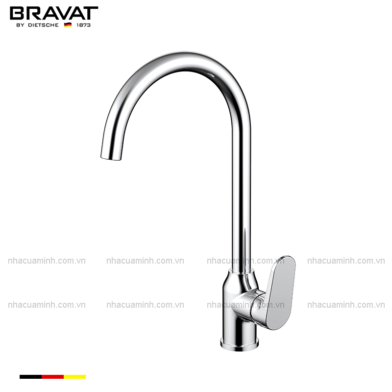 Vòi rửa bát Bravat F7191238CP-RUS nóng lạnh