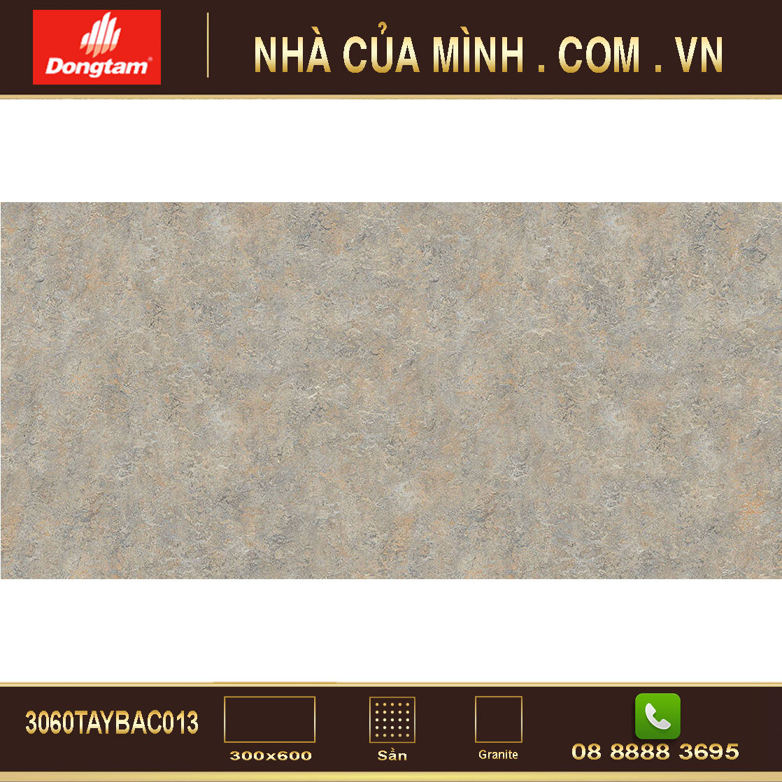 Gạch granite vân đá Đồng Tâm 3060TAYBAC013 cao cấp