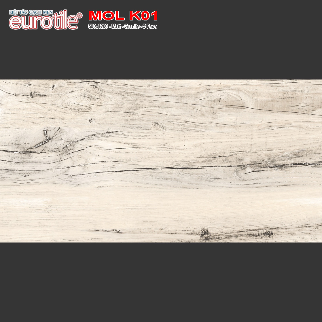 Gạch ốp lát vân gỗ Eurotile Mộc Lan MOL K01 giá rẻ