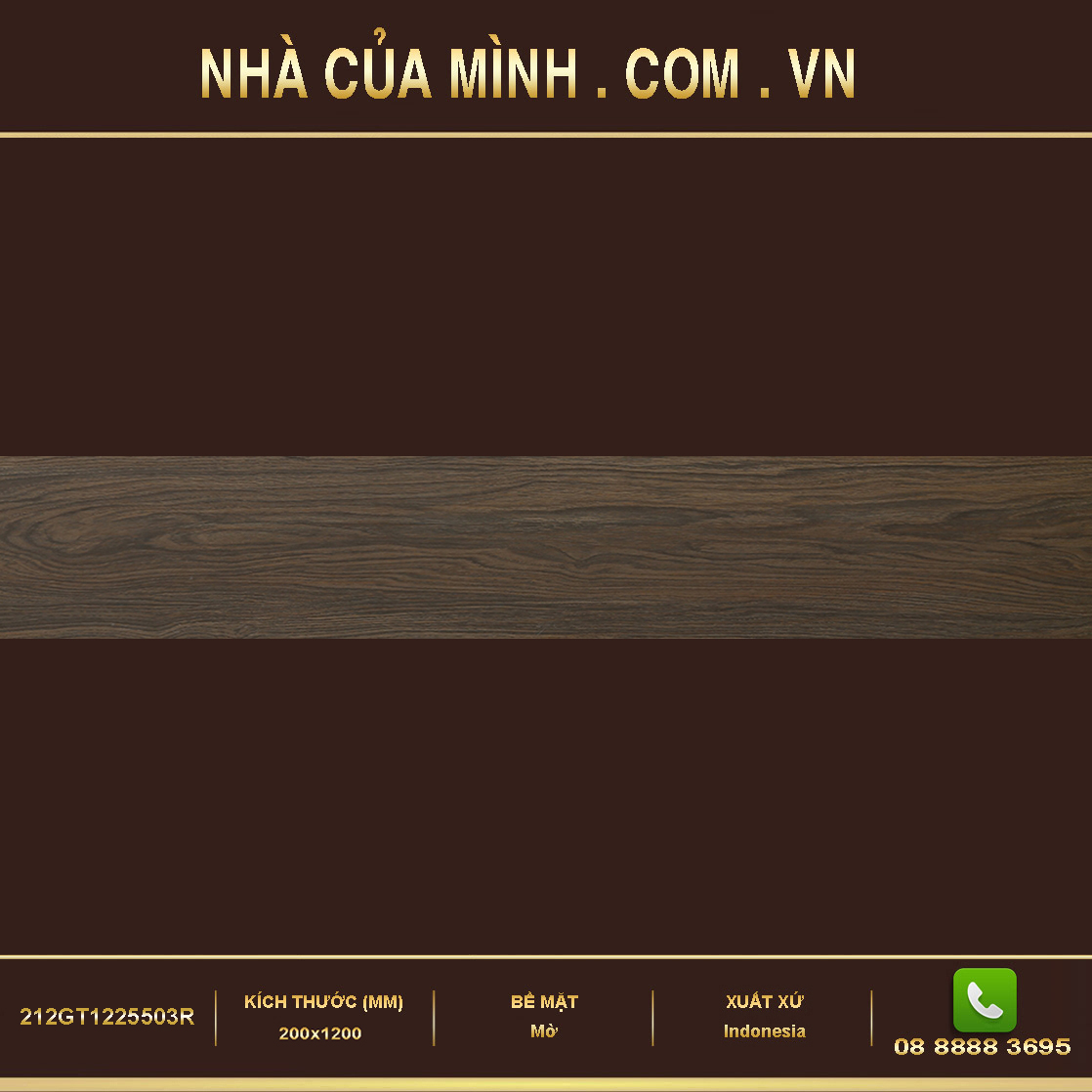 Gạch vân gỗ Indonesia dCASTANEA 212GT1225503R