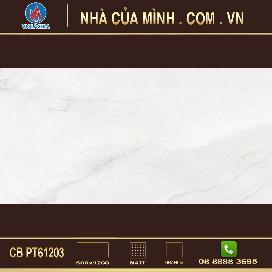Gạch đồng chất vân đá Viglacera CB PT61203 giá rẻ